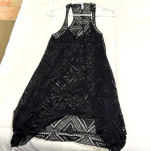 Black Dress Beach Cover Up
